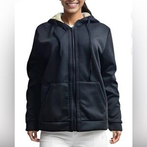 Fleece Lined Zip-Up Hoodie